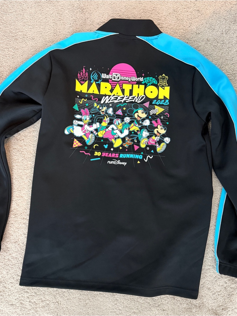 2023 runDisney Marathon Weekend 30th Anniversary Track Jacket